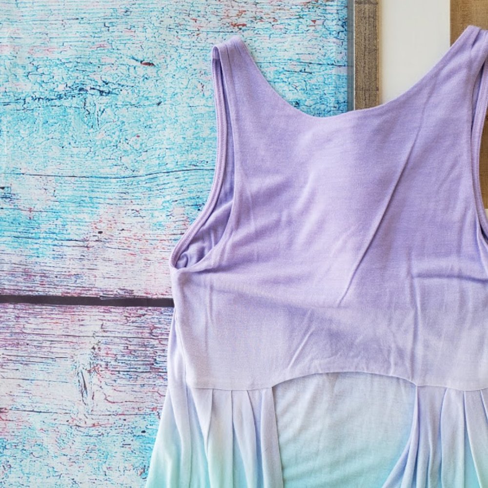 Young Fabulous & Broke Ombre Open Back Tank Top XS - Picture 8 of 9